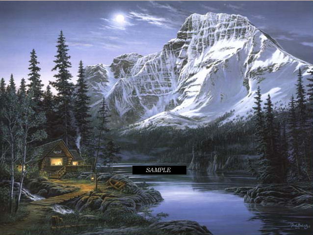 (image for) Handmade oil painting Copy paintings of famous artists Fred Buchwitz's Mountain Majesty - Click Image to Close